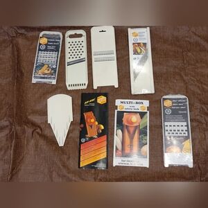 Vintage Börner V Slicer Lot West Germany Original Multi Box Rösti Inserts